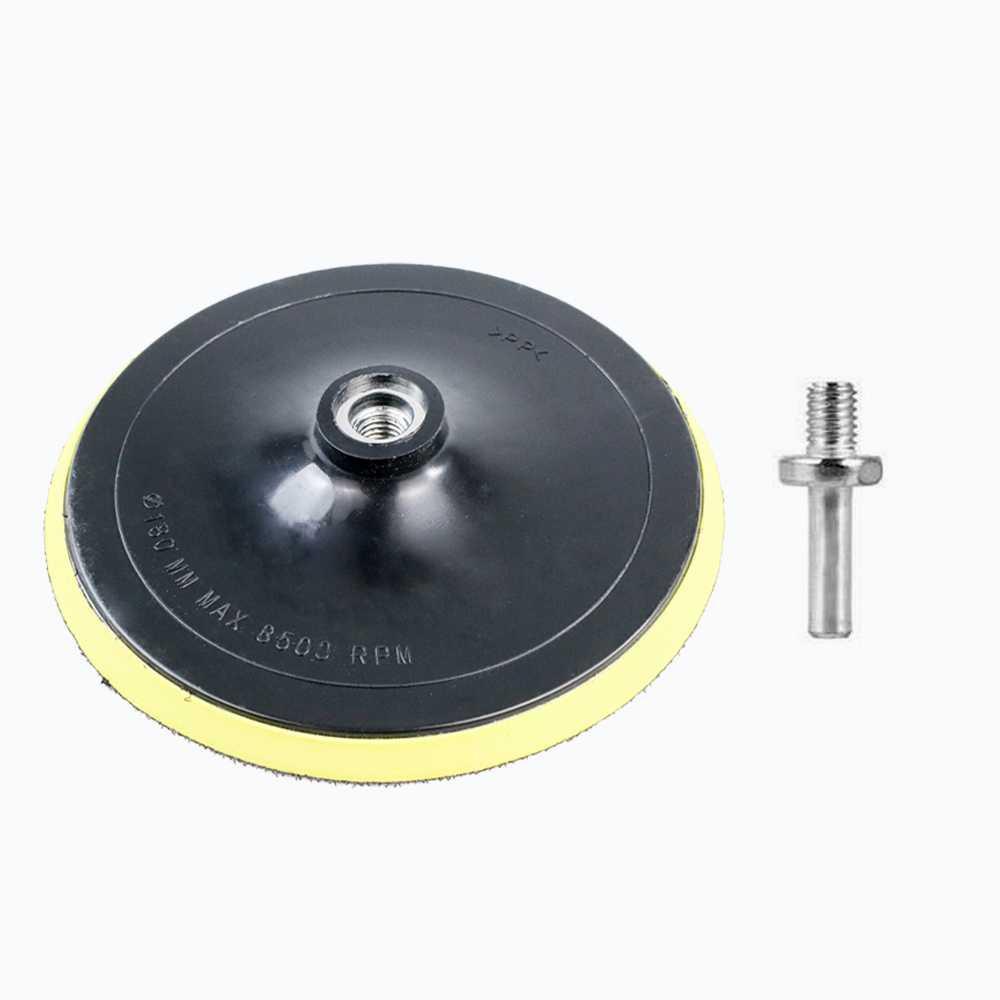 Back Pad Poles Bodi Mobil Wol Buffer Polishing Wheel 7 Inch - ZT6 - Black