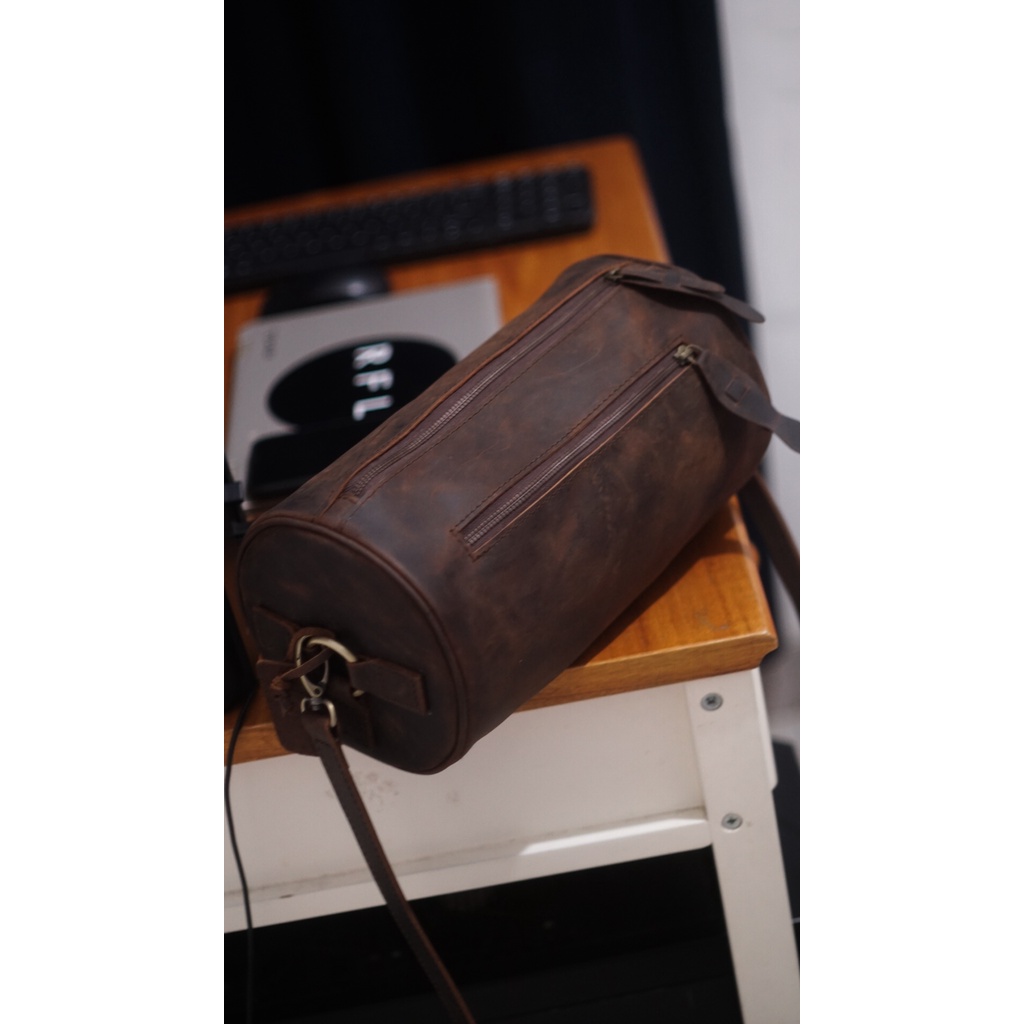 RFL GENUINE LEATHER - TAS WANITA KULIT ASLI - TAS SELEMPANG WANITA 64 - CRAZY HORSE