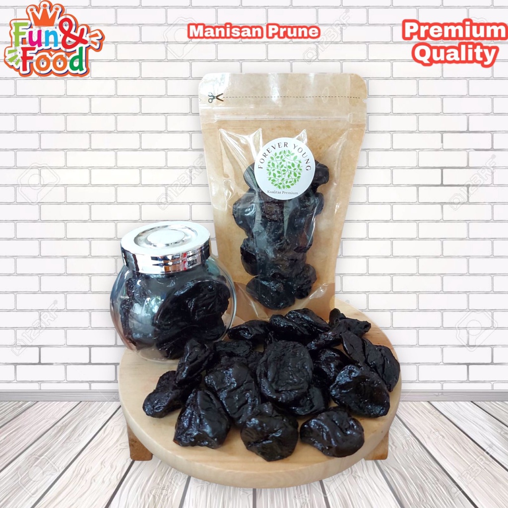 

Manisan Prune Basah Manisan Plum Hitam Prune Seedless Kualitas Premium