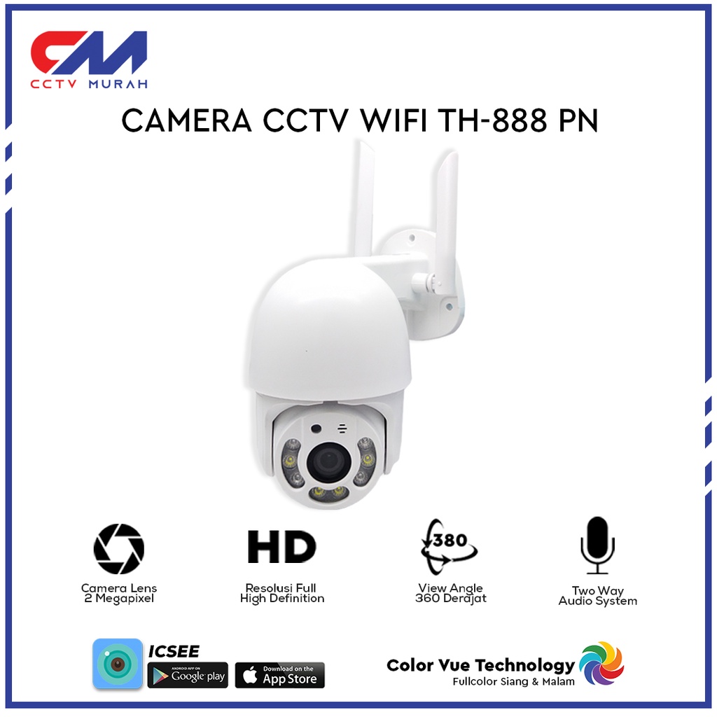 Camera CCTV WIFI || Type XM-811 || CCTV CAMERA WIFI PTZ OUTDOOR 5MP APLIKASI ICSEE BERGARANSI