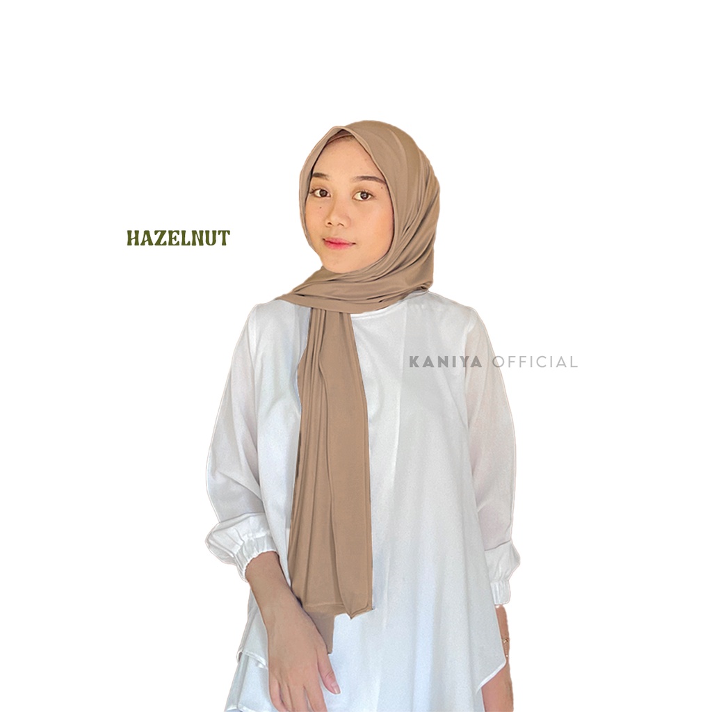 Kaniya Official - Pashmina Kaos Jersey / Pashmina Jersey-P Jersey Hazelnut am