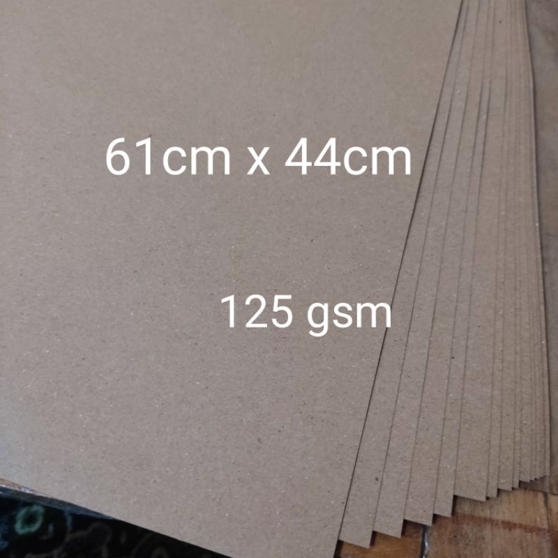 

kraft paper / kertas kraft 125 gsm