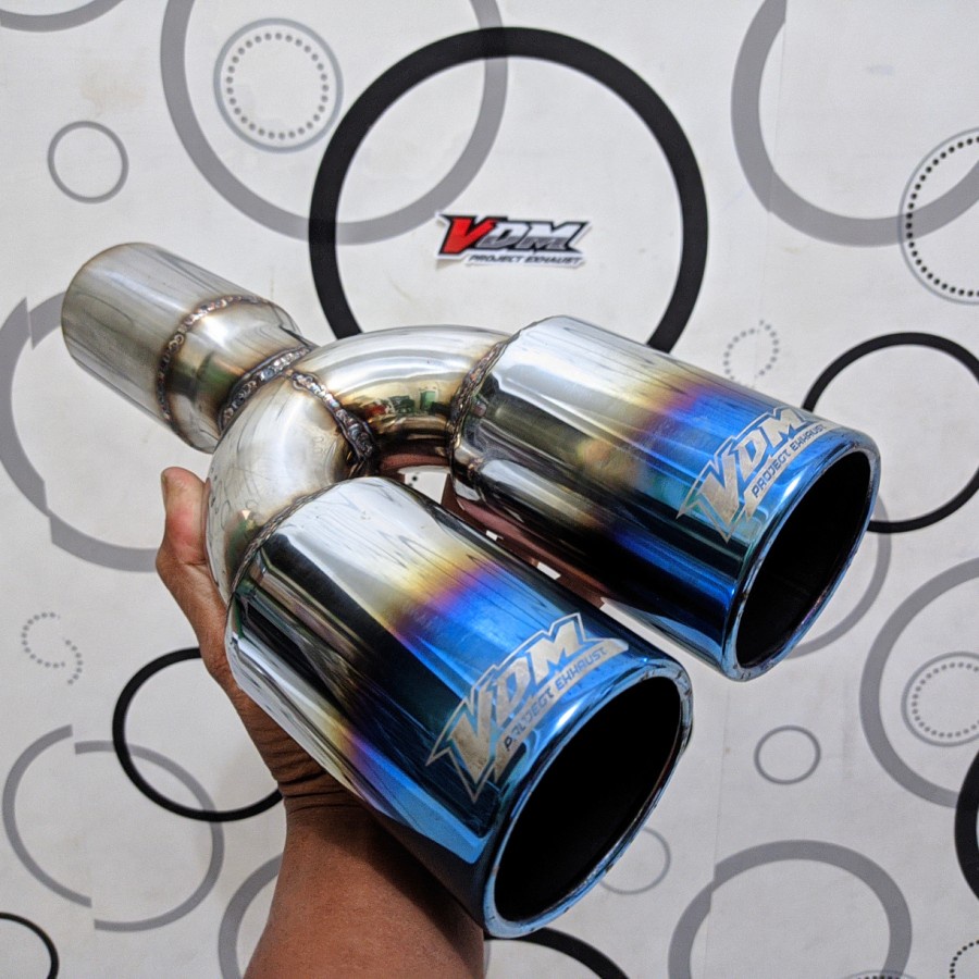 knalpot mobil tailpipe diesel pajero, fortuner, innova