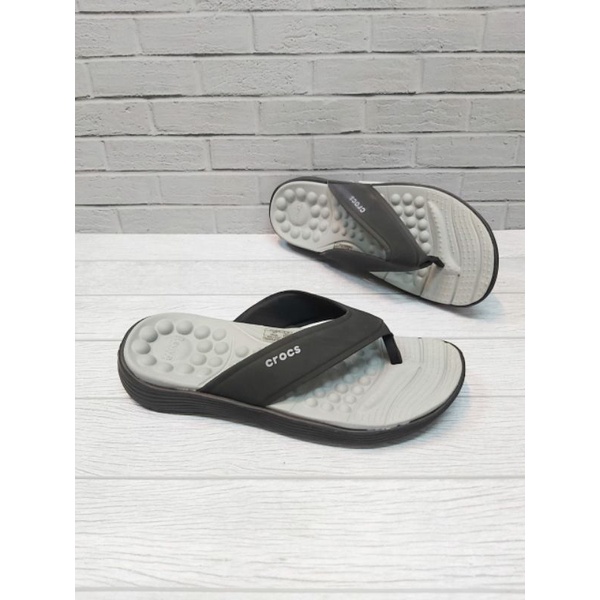 Sandal Jepit CROCS REVIVA CANVAS FLIP MEN