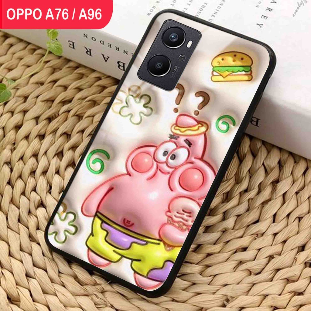 Case Glass Kaca Oppo A76/A96  - Case Oppo A76/A96 - Casing Oppo A76/A96 - N153