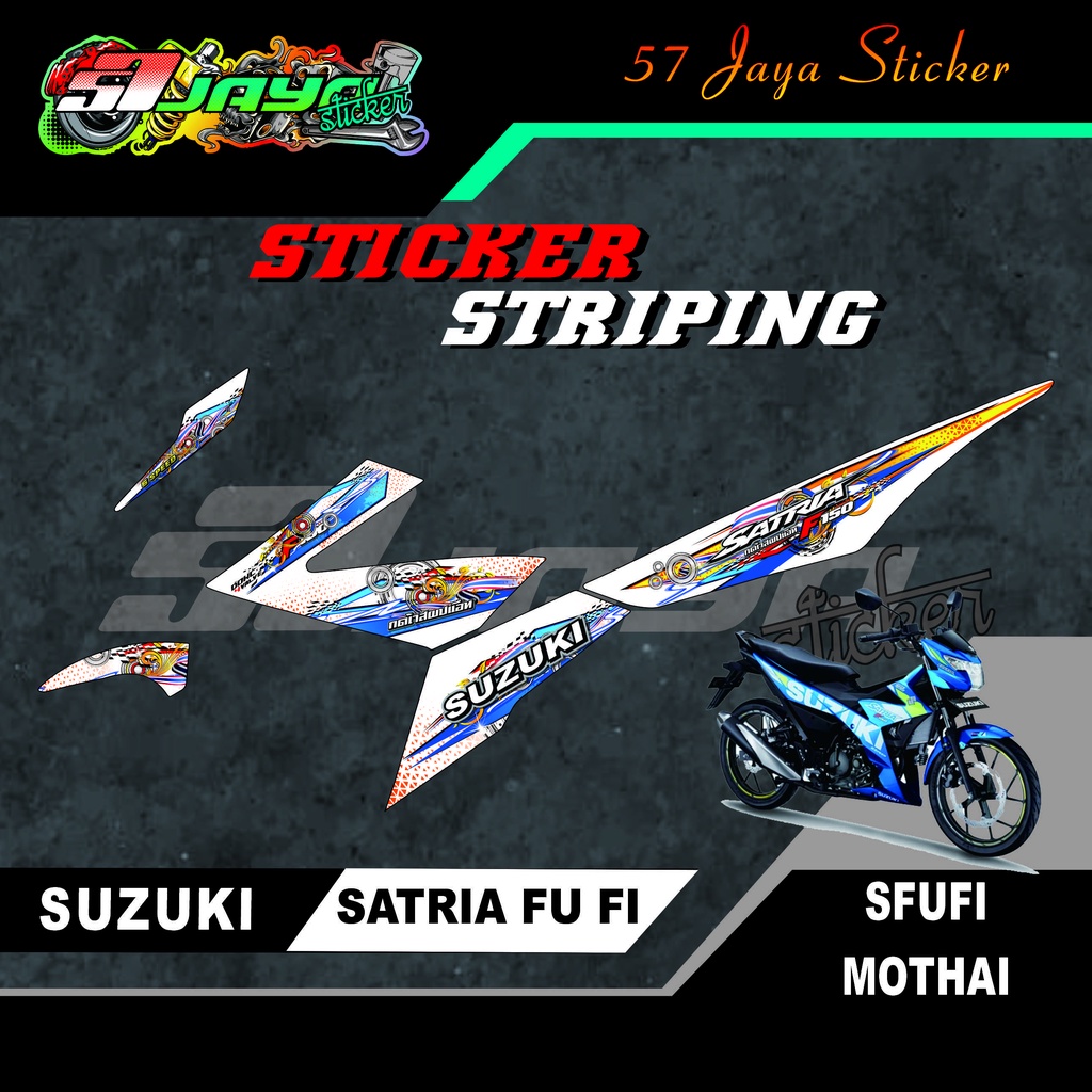 Sticker Striping SATRIA FU FI MOTHAI / SATRIA FU FI / Striping Satria FU FI