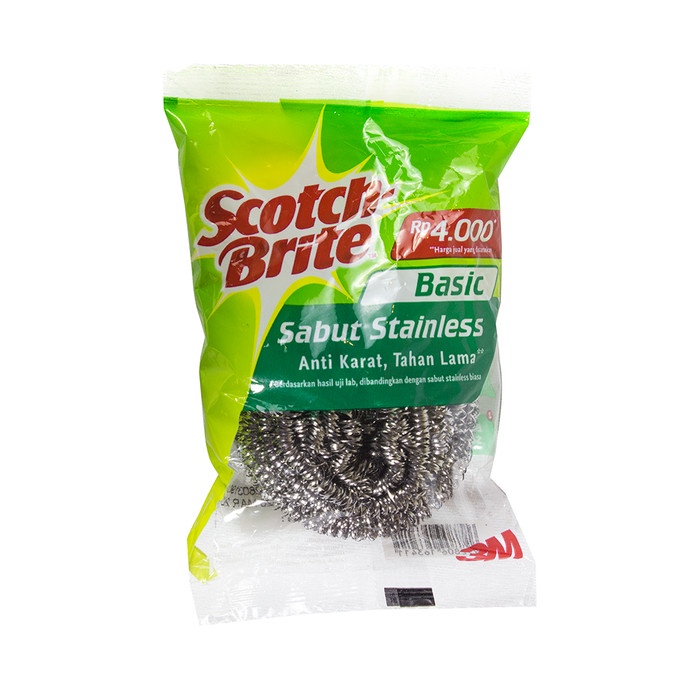 [Sabut] Sabut Stainless 3M Scotch Brite Kawat Cuci Piring Id T57 Bagus - Murah [Tersedia]