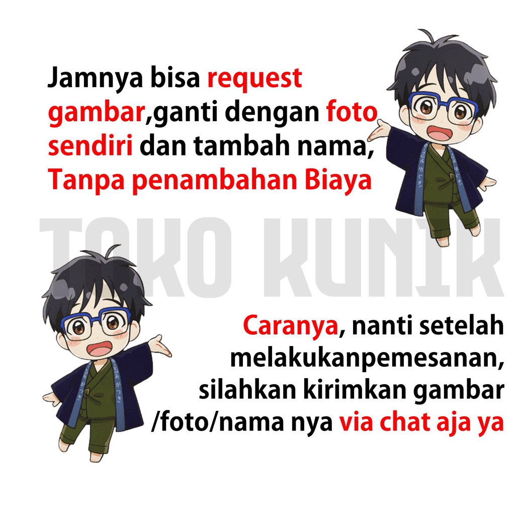 pengiriman cepat Jam Tangan Anak Laki Custom Nama Motif Batman Robot Hadiah Anak SD Karakter Kartun