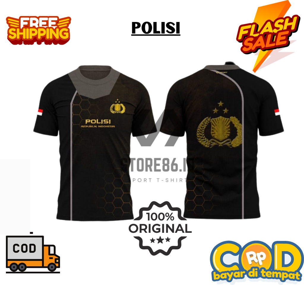 JERSEY POLISI FULLPRINT SUBLIME / KAOS POLISI DRIFIT / JERSEY POLISI  / FULL PRINTING