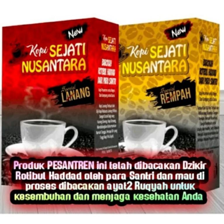 

Terbukti KOPI SEJATI NUSANTARA 1 Box isi 15 Sachet Barang Istimewa