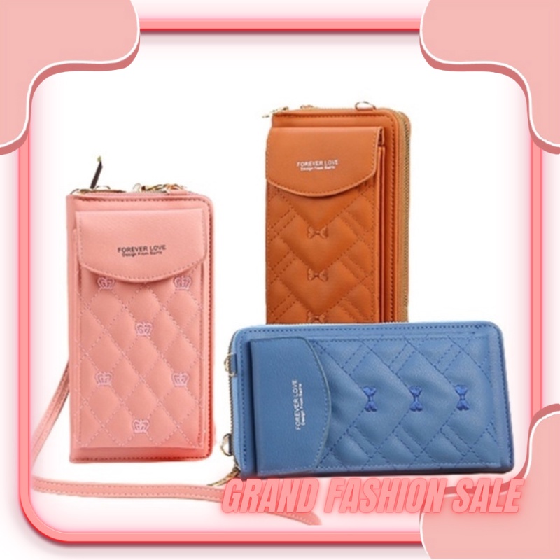 [LOKAL] DOMMO - D1516 POCKET CACA Dompet Pocket Tempat Hp Selempang Wanita