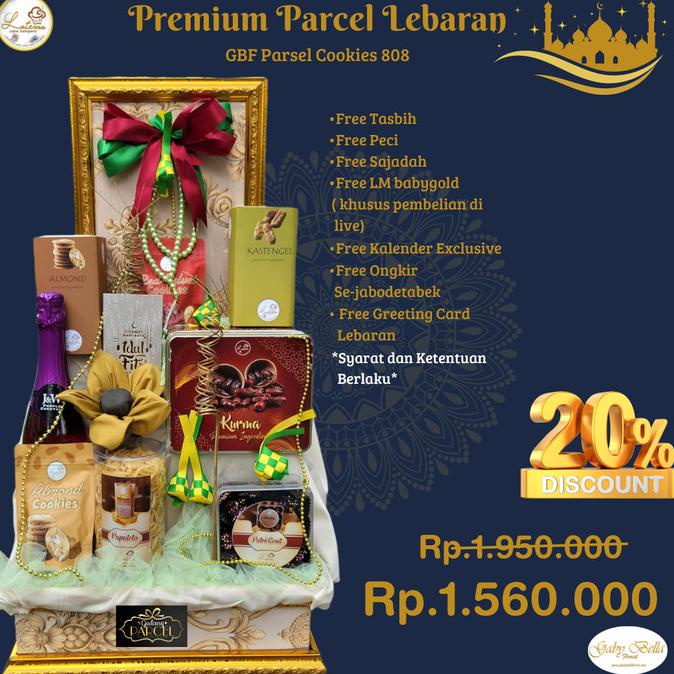 

Parcel Lebaran Gbf 808, Hamper Cookies, Hamper Lebaran, Hamper Premium Keranjangdilan