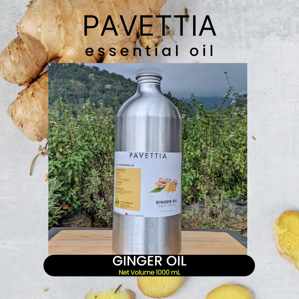 1000 ml - Minyak atsiri jahe / ginger essential oil (Zingiber officinale)