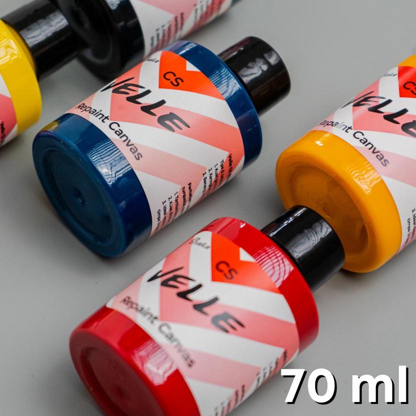 ۞ Cat Sepatu Kanvas - cat repaint sepatu topi tas kanvas - Velle CS ♟