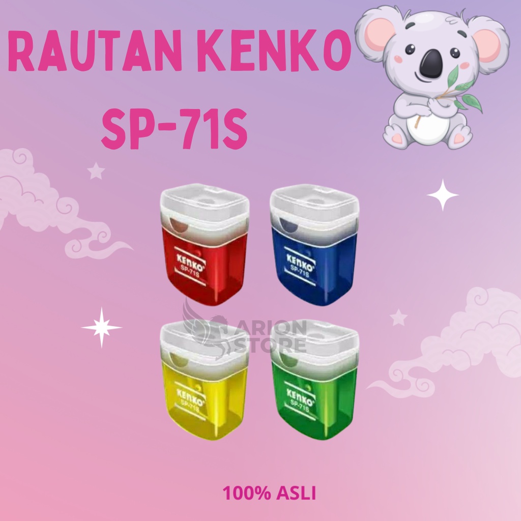 

[ARION STORE] Rautan 1 Lubang Mini SP-71S Kenko / Sharphener Kenko SP-71S [PCS]