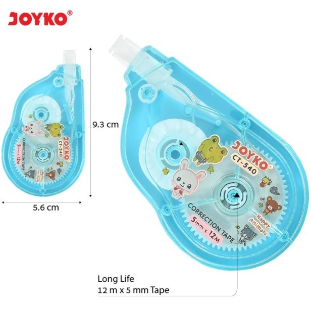 

CORRECTION TAPE JOYKO CT 540 / TIPEX KERTAS JOYKO 12 METER