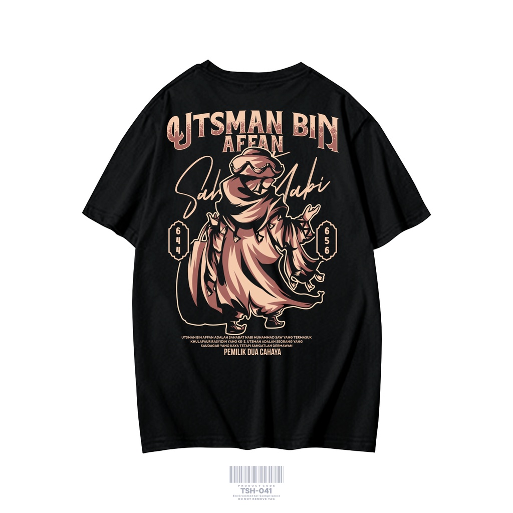 KAOS SANTRI UTSMAN BIN AFFAN BAJU DAKWAH TERBARU