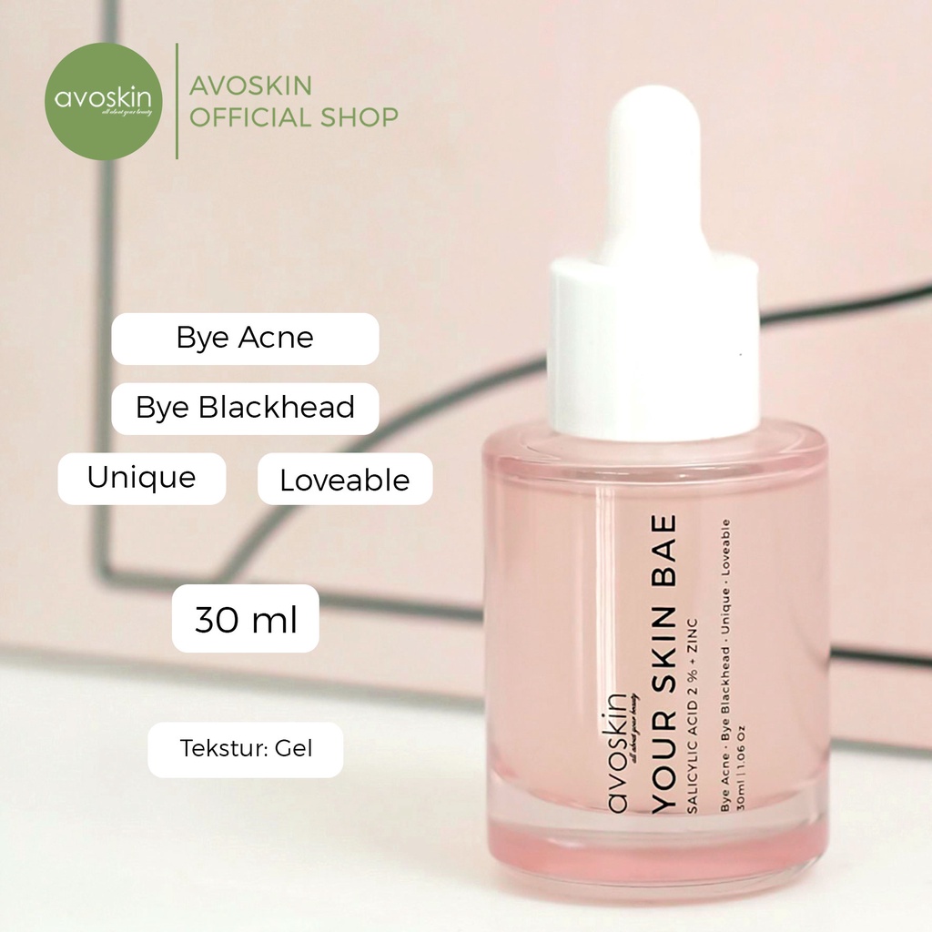 [CLEARANCE SALE] Serum Avoskin Your Skin Bae Salicylic Acid 30ml-Untuk Kulit Komedo ED 03/25