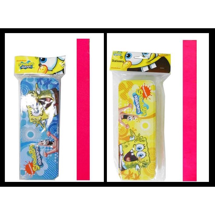 

Kotak Pensil Spongebob Tin Pencil Case Kaleng