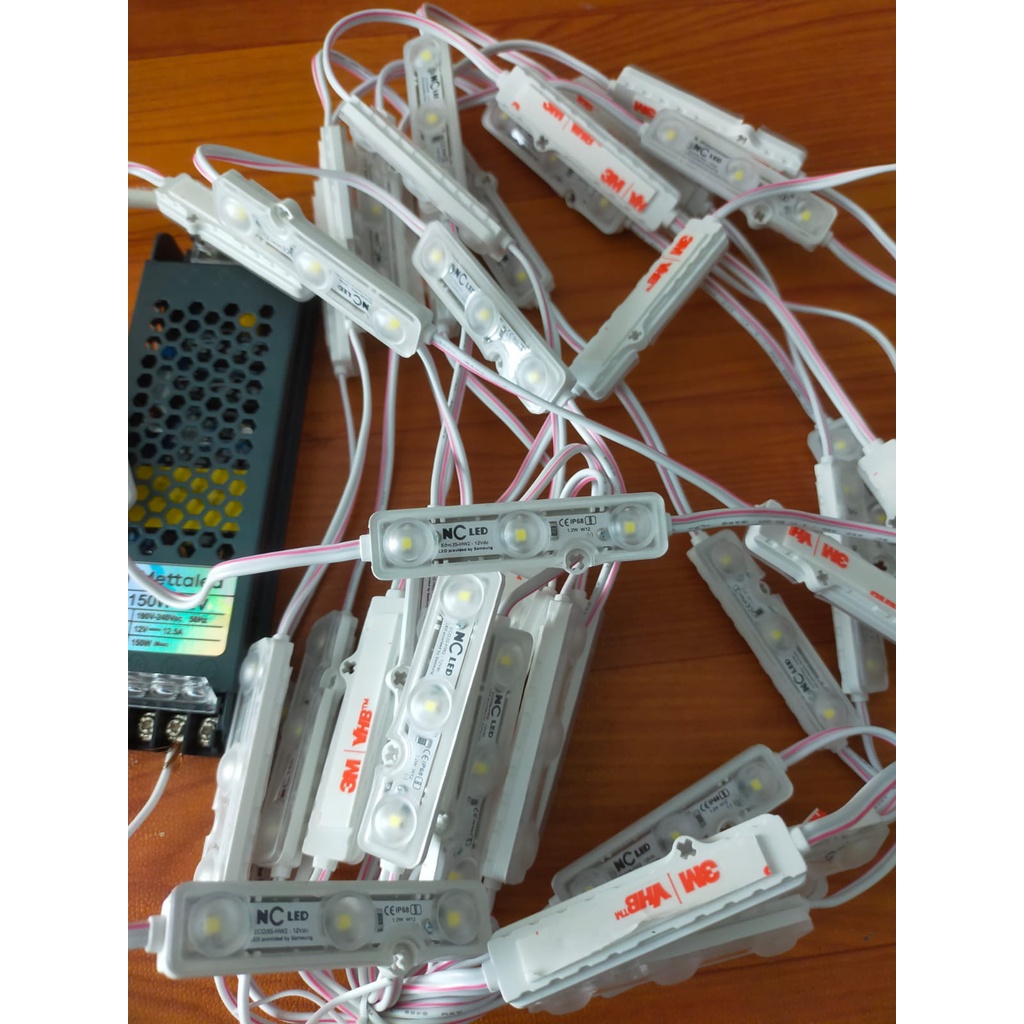 LAMPU MODULE LED 3 MATA NC LED SAMSUNG 2835 DOFF 1.2W MADE IN KOREA