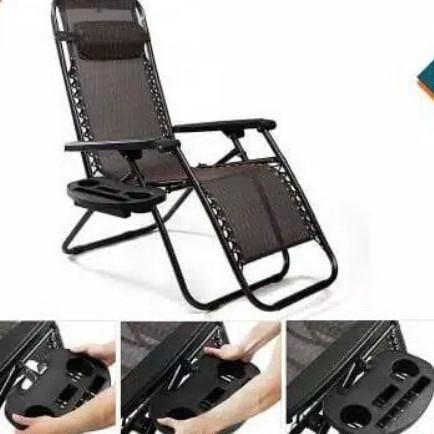 SHENAR,(COD) KURSI LIPAT / KURSI MALAS / KURSI SHENAR / KURSI MURAH / KURSI TAMAN / KURSI IN DOR OUT DOR / Bello Zero Gravity Chair - Kursi Santai/Lipat/Malas (SUDAH FREE TATAKAN GELAS)