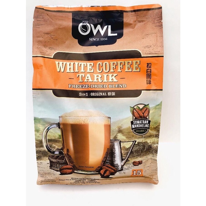 

Owl Minuman Seduh White Coffee Tarik Original