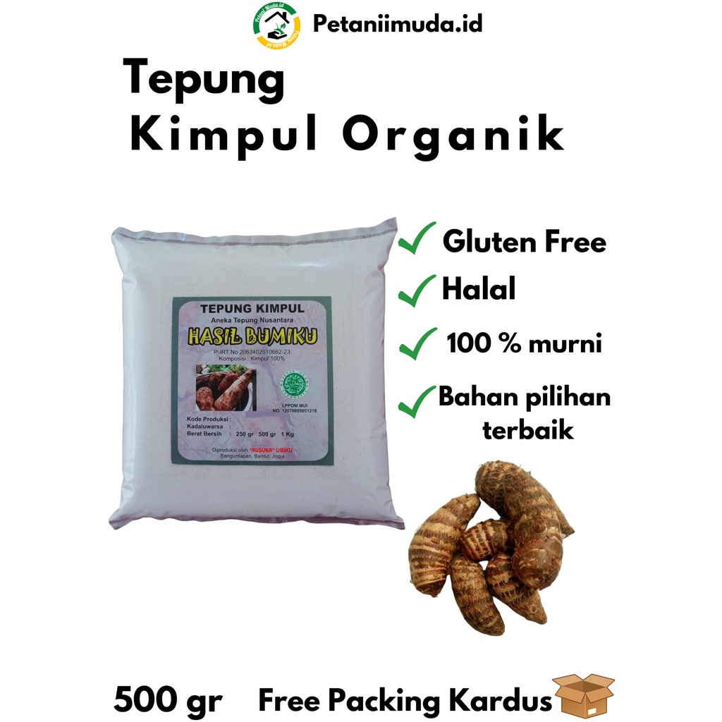 

Tepung Kimpul kemasan 500 GRAM