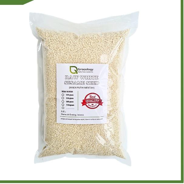 

◊ Wijen Putih / White Sesame Seed (1 kilogram) by Granology ♥