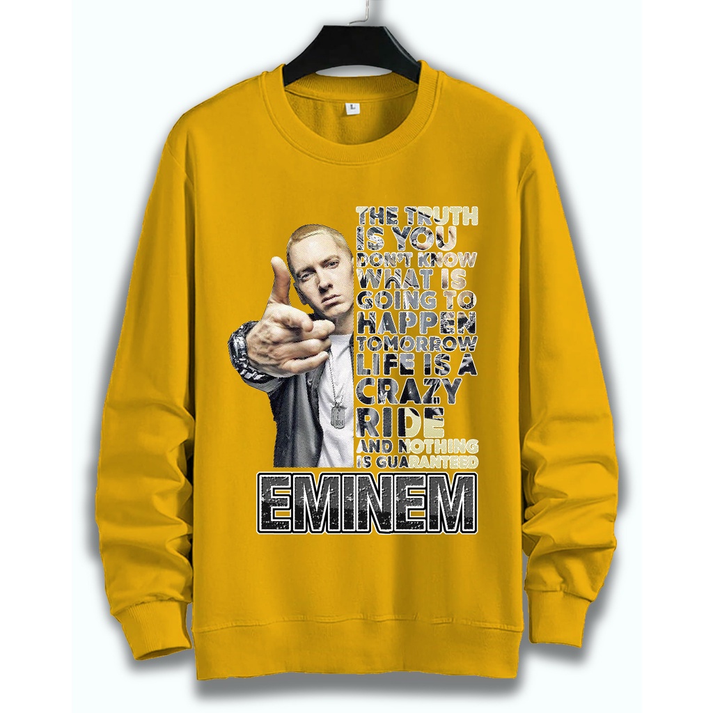 SWEATER UNISEX EMINEM  PRIA DAN WANITA SWEATER JUMBO