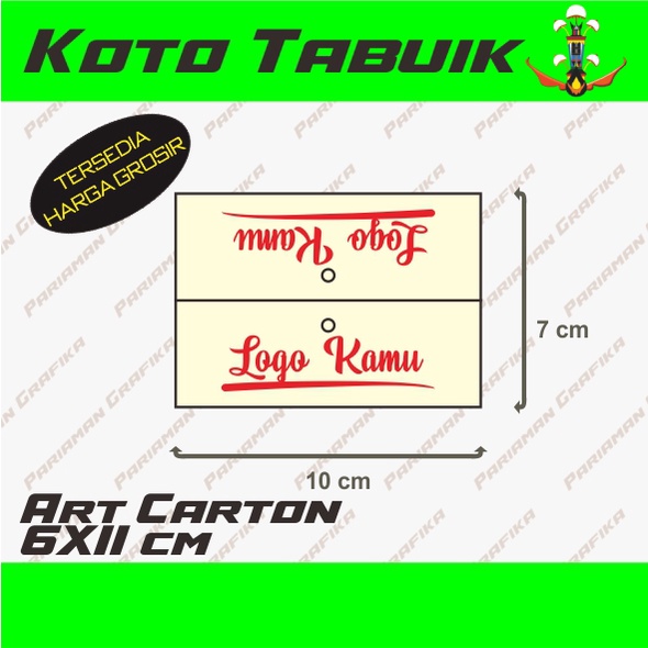

Hang Tag Lipat 10x7 cm