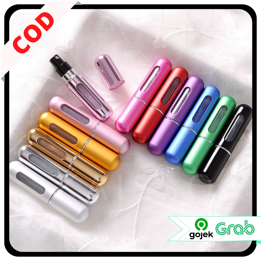 KAISSO - [5 ML] BOTOL PARFUM REFILL TRAVEL SPRAY TRANSPARAN MINI UKURAN 5ML / PARFUME ATOMIZER TRAVELLING