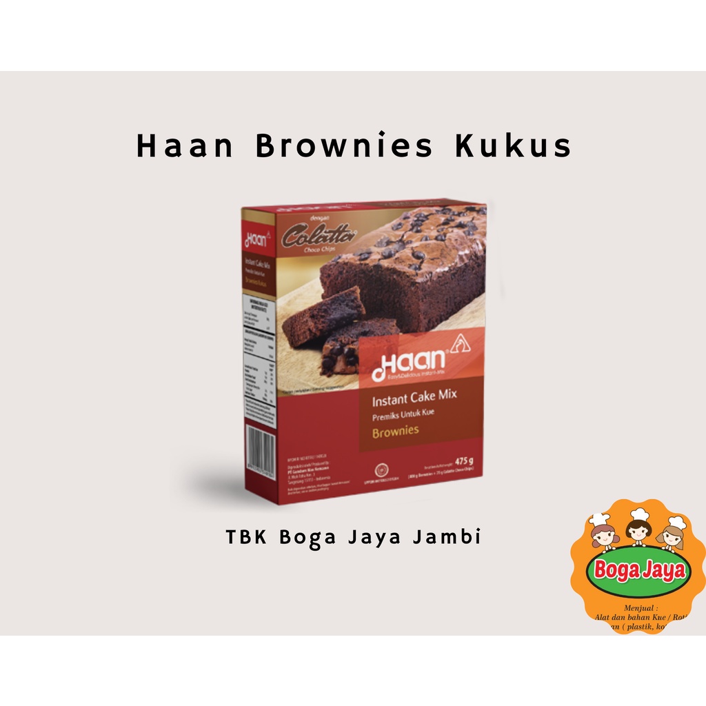 

HAAN BROWNIES KUKUS [KEMASAN 475gr]