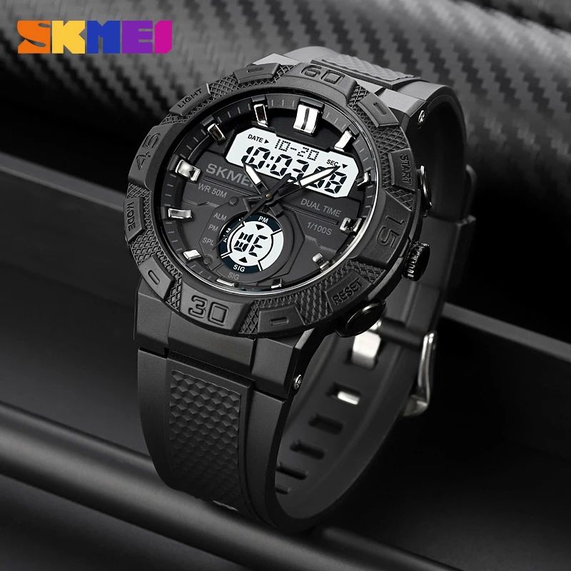 SKMEI 1881 Jam Tangan Pria Digital Analog Anti Air 5 Bar WATCHKITE WKOS