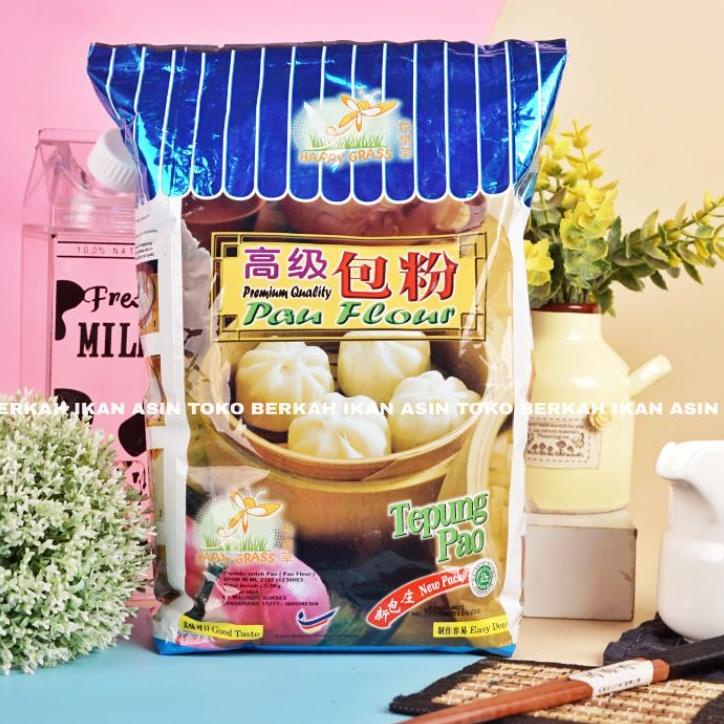 

[Bisa Cod] Happy Grass Tepung Pao Bakpao 1,3kg / Instant Flour Pau Special