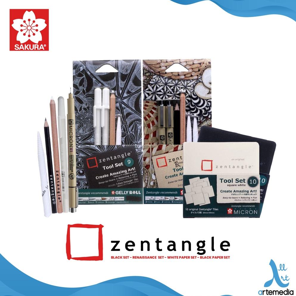 

Drawing Pen Sakura Zentangle Set Pigma Micron Pulpen Gambar