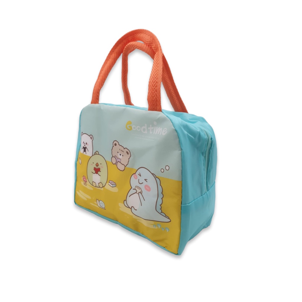 Tas Bekal Karakter Lunch Bag Cooler/Waterproof Lunch Box Animal Character / Cooler Bag Children Lunch Box Aluminium Foil/ LUNCH COOLER BAG BOX MAKANAN/WATERPROOF LUNCH BOX CHARACTER