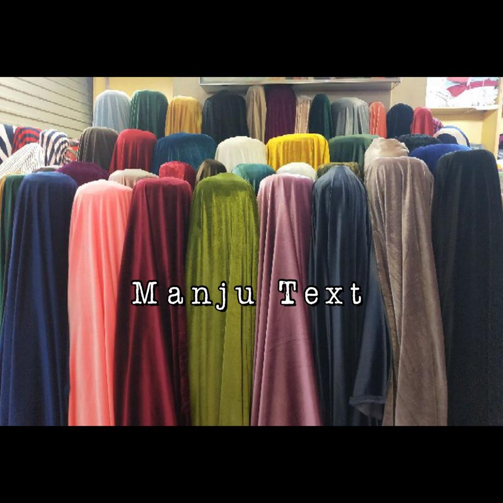 Kain Bludru polos / bahan beludru polos/ cocok untuk dress,gaun,tunik,dll TERMURAH