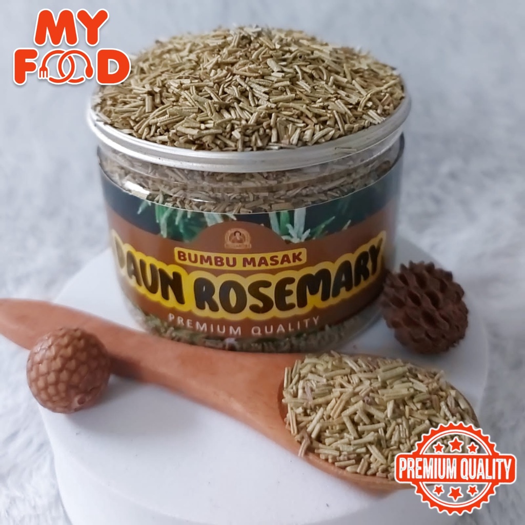 

[Myfoodofficial] - Can Rempah Daun Rosemary Kering Dried Rosemary Leaves Kualitas Premium