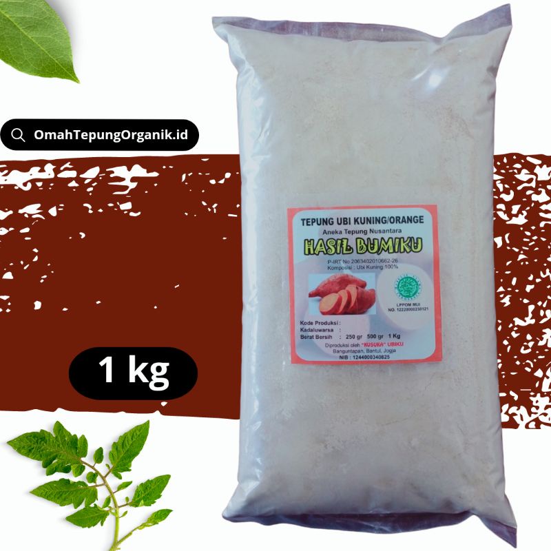 

Tepung Ubi Kuning kemasan 1 KG/Tepung Ubi Orange kemasan 1 KG/Yellow Yam Powder 1 KG/ubi jalar kuning 1 KG/Tepung MPASI Ubi Kuning 1 KG/Bubuk Ubi Kuning 1 KG/Ubi Kuning bubuk kemasan 1 KG