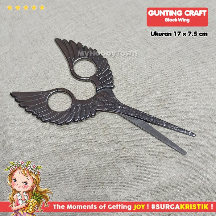 

Scissor Gunting Craft Sulam Fancy Unik Swan Wing Sayap