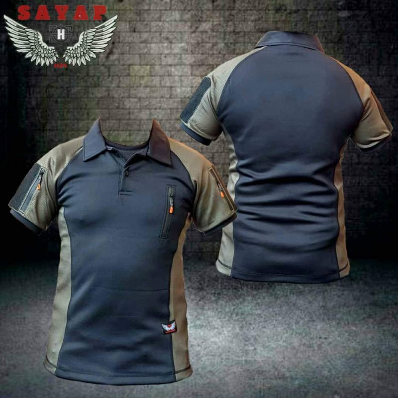 BAJU BDU ARMY ORIGINAL BRAND SAYAP - TSHIRT LORENG TNI - BAJU ATASAN PRIA - KAOS ARMY PRIA