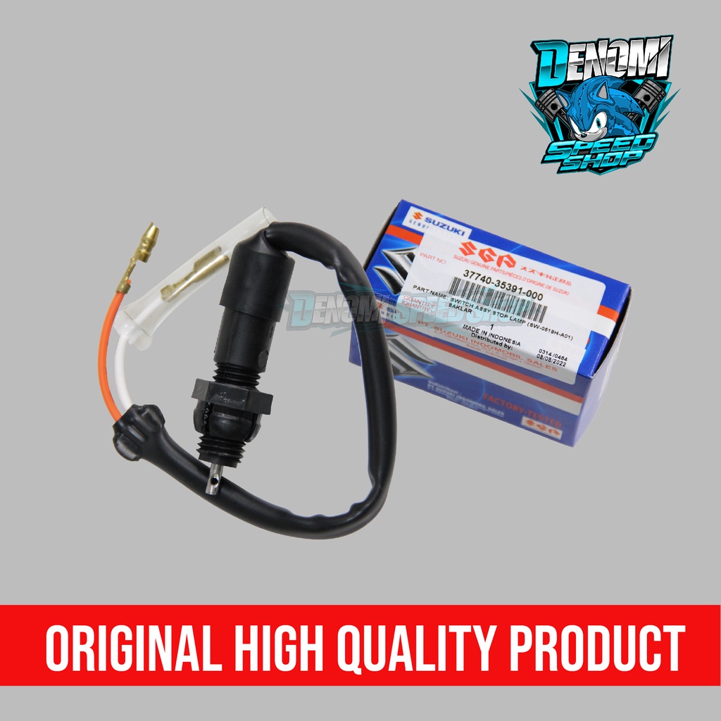Switch Rem Belakang Suzuki Satria 2 Tak Hiu Lumba TS 125 RC80 RC100 Bravo Tornado Crystal 37740-35391 Original SGP