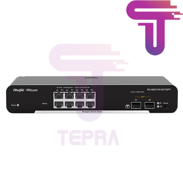 Ruijie RG-NBS3100-8GT2SFP | Cloud 8 Port Gigabit L2 Managed Switch