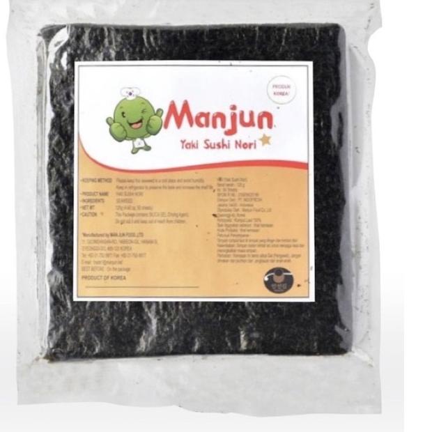 

✲ MANJUN SEAWEED sushi nori Seaweed Rumput Laut 50 sheets ➷