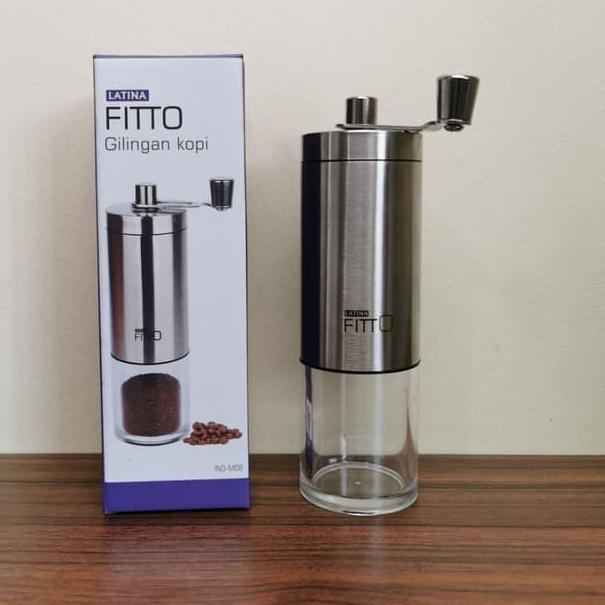 ☼ Latina Fitto Mini Manual Coffee Grinder Penggiling Kopi grinder Kopi Handy coffee Grinder Kopi ✴