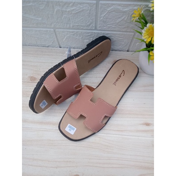 sandal wanita/sandal flat slop/sandal terbaru wanita