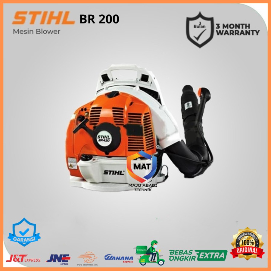 Blower Daun kering Gendong Steel STIHL BR 200 Original STIHL BR 200