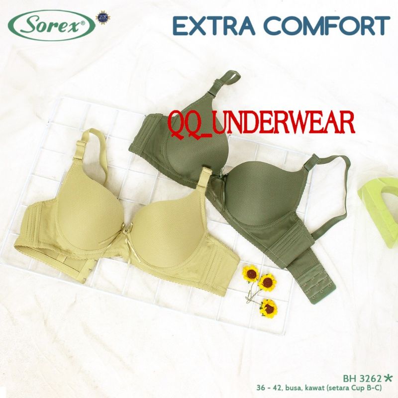 Bh Sorex 3262 Bra Sorex Kawat Busa Sedang Cup Besar Size 36-42 Kait 3 Terlaris / Bh Sorex 3262 / Bra Sorex 3262