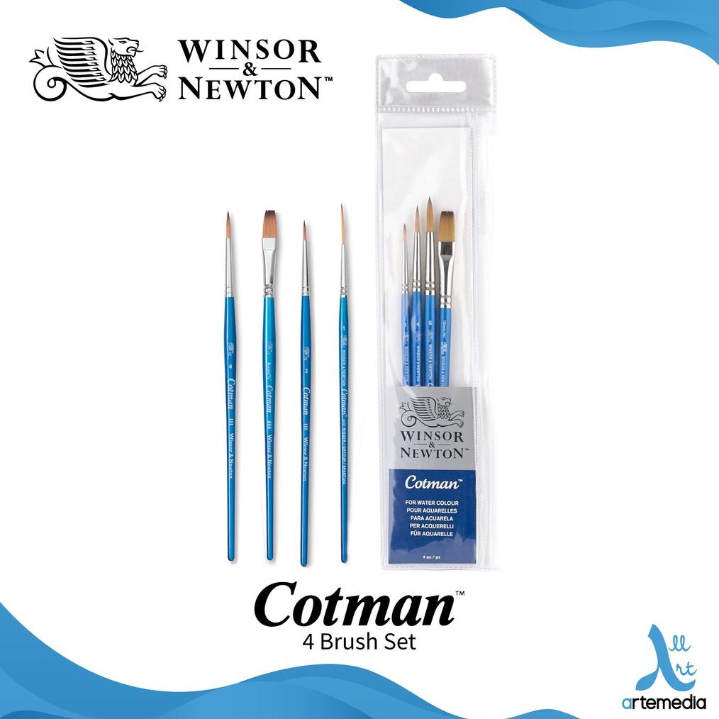 

Kuas Lukis Winsor & Newton Cotman Set 4 Synthetic Brush