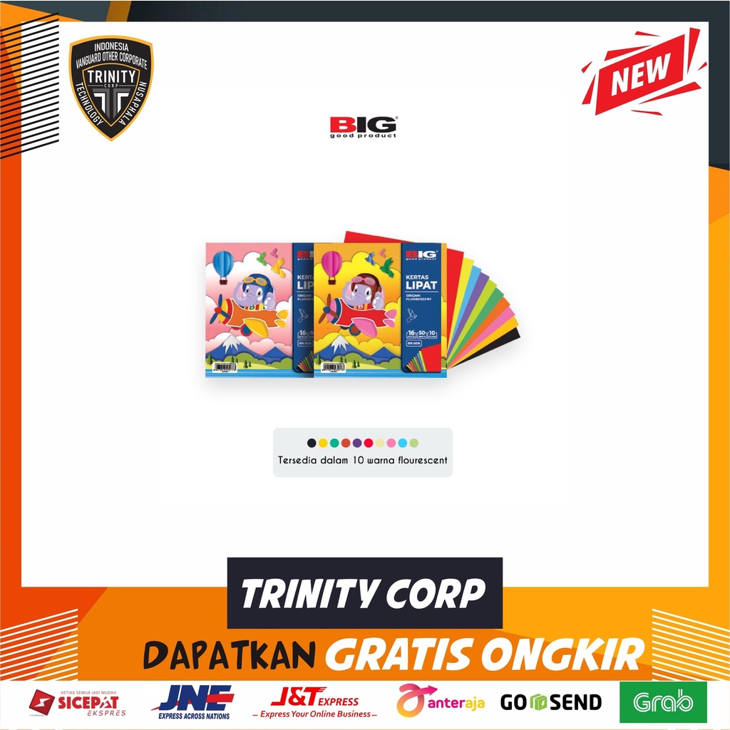 

Kertas Lipat Origami 16X16 OR-5016 Per pack